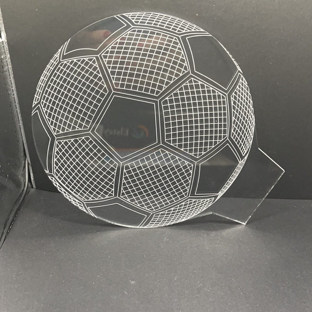 NIB 3D Soccer Ball Night Light